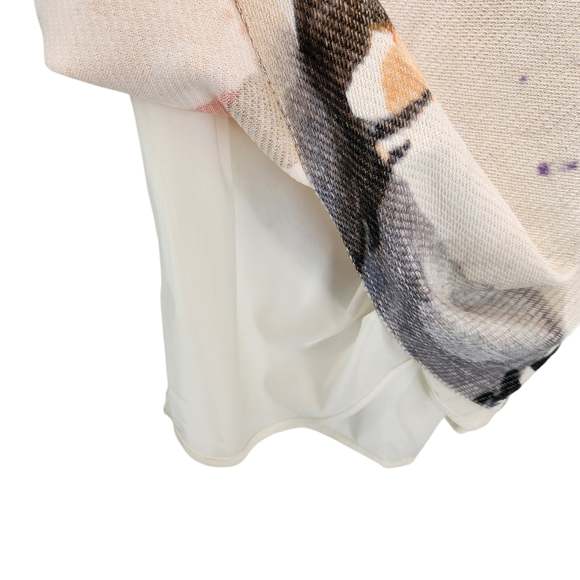 Women's Mini Dress Colorful Abstract Art Print Size 8 Party Luxury Classy - Picture 3 of 13